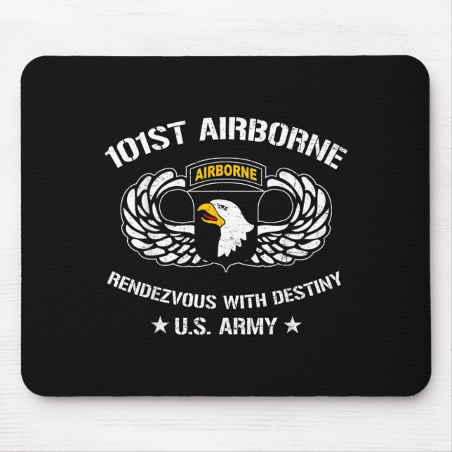 101st Airborne Division Rendezvous with Destiny Mouse Pad (Front)