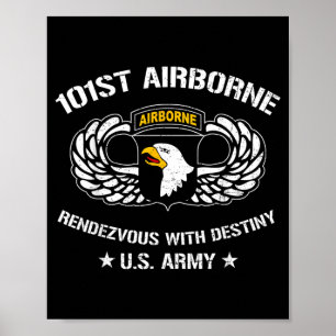 101st Airborne Division Rendezvous with Destiny Poster