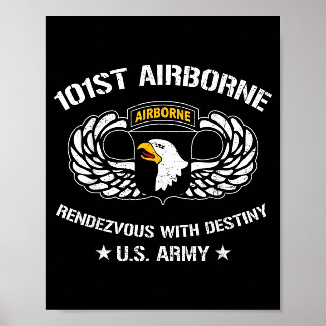 101st Airborne Division Rendezvous with Destiny Poster (Front)