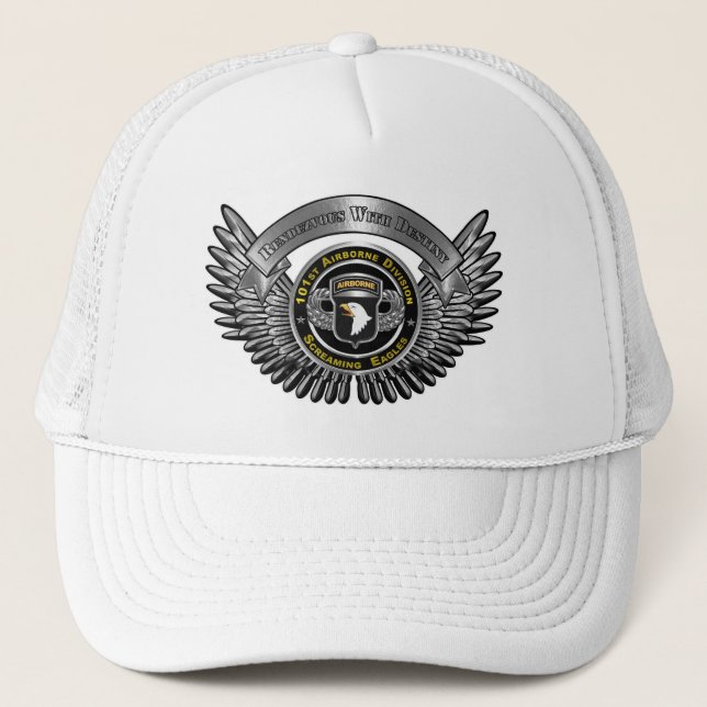 101st Airborne Division “Rendezvous With Destiny” Trucker Hat (Front)