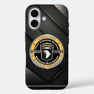 101st Airborne Division Retired Veteran iPhone 16 Case