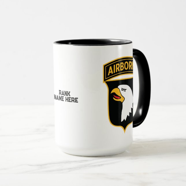 101st Airborne Division Screaming Eagle Custom Mug (Front Right)