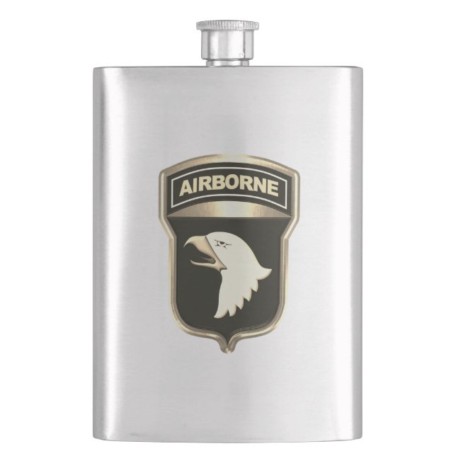 101st Airborne Division “Screaming Eagles” Flask (Front)