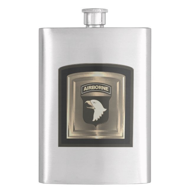 101st Airborne Division “Screaming Eagles” Flask (Front)