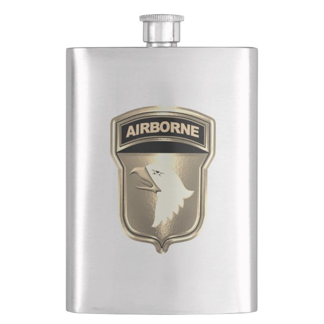 101st Airborne Division “Screaming Eagles” Flask (Front)