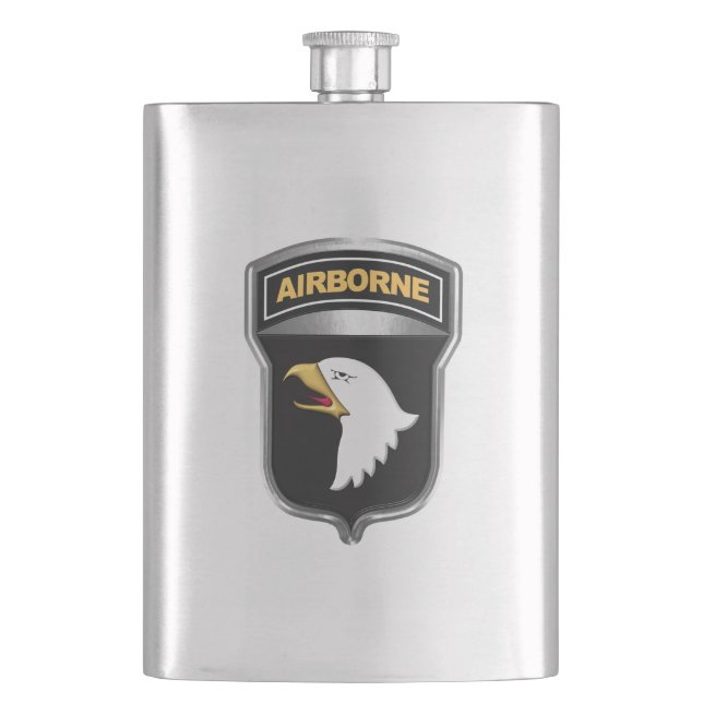 101st Airborne Division “Screaming Eagles” Flask (Front)