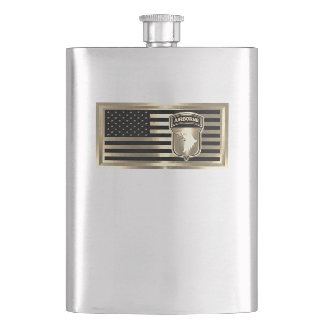 101st Airborne Division “Screaming Eagles” Flask (Front)