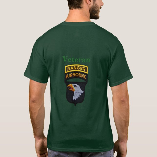 101st Airborne Division Screaming Eagles Patch T-Shirt (Back)