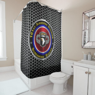 101st Airborne Division “Screaming Eagles” Shower Curtain