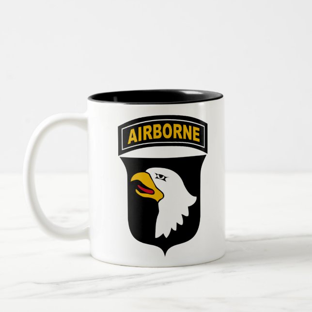 101st Airborne Division Two-Tone Coffee Mug (Left)