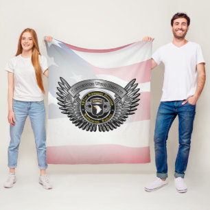 101st Airborne Division Veteran Fleece Blanket