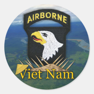 101st airborne division veterans vietnam sticker