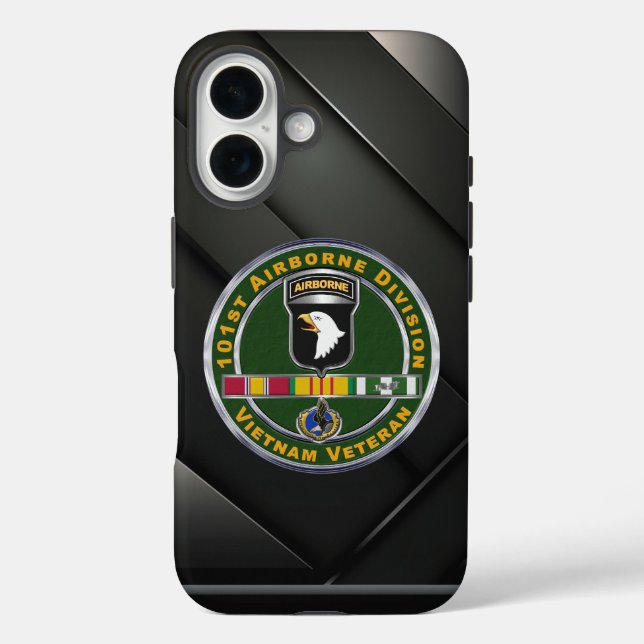 101st Airborne Division Vietnam Veteran Case-Mate iPhone Case (Back)
