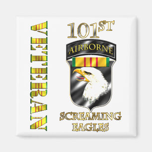 101st Airborne Division Vietnam Veteran Magnet