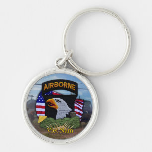 101st airborne division vietnam veterans Keychain