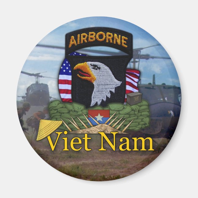 101st airborne division vietnam vets Magnet (Front)