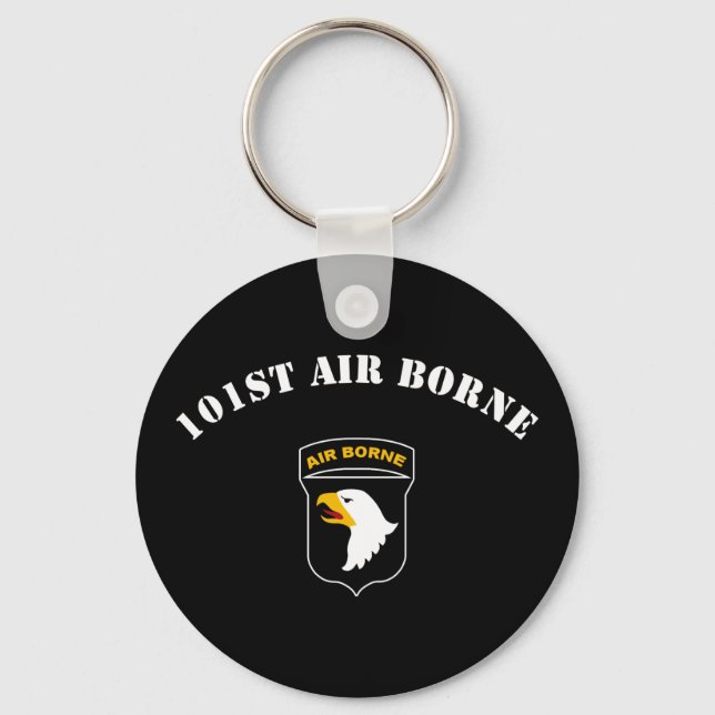 101st Airborne Insignia Key Ring (Front)