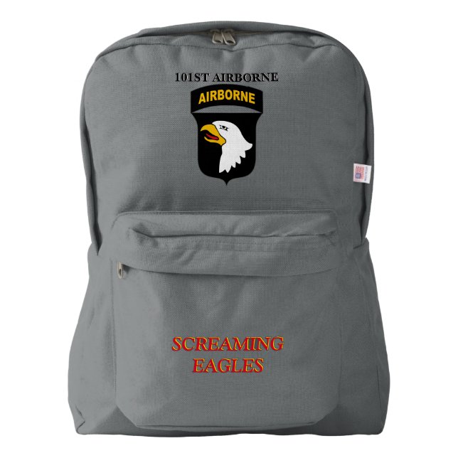 101ST AIRBORNE SCREAMING EAGLES BACKPACK (Front)