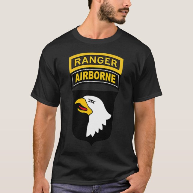 101st Airborne Shirt - 101st Shirt - Ranger _#34_C (Front)