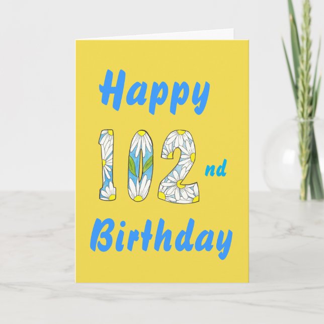 101st Birthday Card (Front)