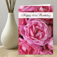 101st Birthday Card - Roses for 101 Year
