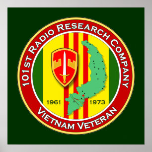 101st RRC 2 - ASA Vietnam Poster