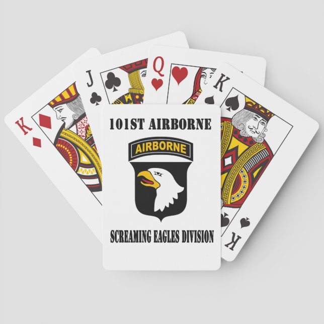 101st Screaming Eagles Playing Cards (Back)
