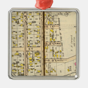 102103 Mt Vernon Metal Ornament