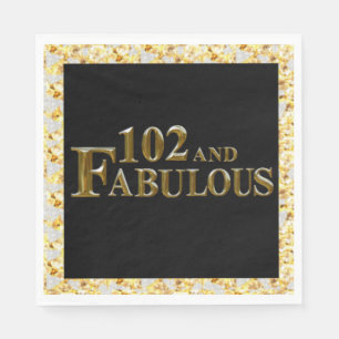 102nd Birthday  Napkin