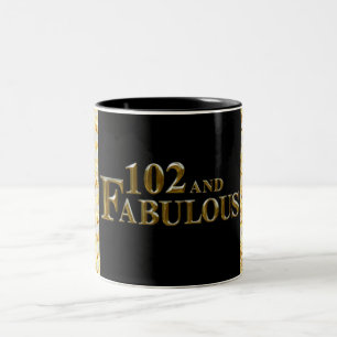 102nd Birthday Two-Tone Coffee Mug