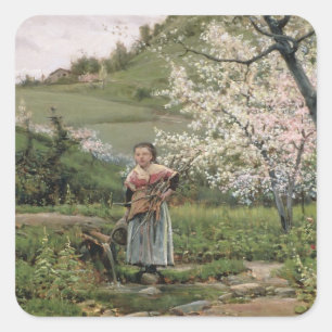103-0066598/2 Spring Square Sticker