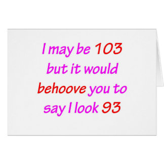 103 Behove You