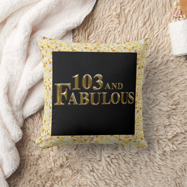 103 Birthday  Cushion (Blanket)