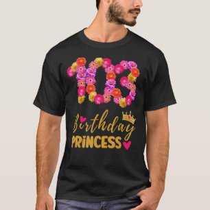 103 Year Old Birthday Princess Flower Its My 103th T-Shirt