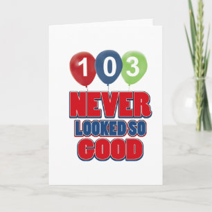 103 year old designs card