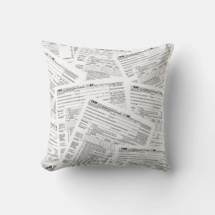 1040 Income Tax Forms Cushion