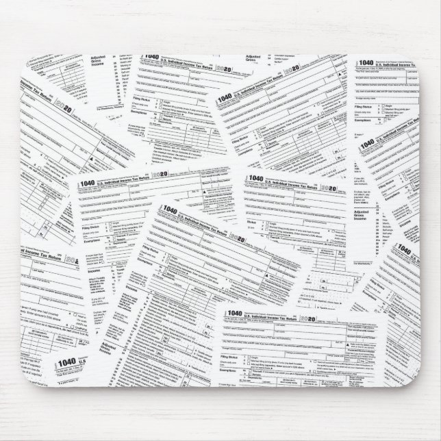 1040 Tax forms for 2020 Mouse Pad (Front)