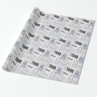 1040Tax Wrapping Paper