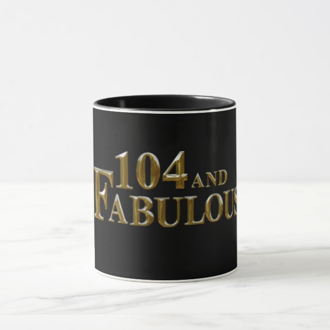 104 Birthday  Mug (Center)