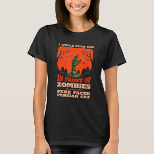 10548100075^Push You In Zombies To Save My Peke Fa T-Shirt