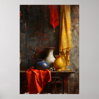 1057 Three Vases Poster