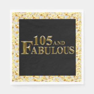 105 Birthday Napkin