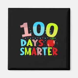 105 Days Smarter Teacher Or Student 100th Day Of S Magnet