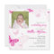 105 - PHOTO BIRTHDAY INVITES :: butterflies 1SQ