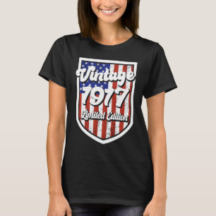 105 Years Old Vintage 1917 105th Birthday T-Shirt