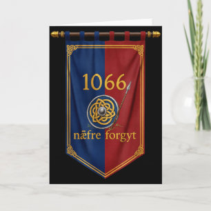 1066 Naefre Forgyt Never Forget Viking England His Card