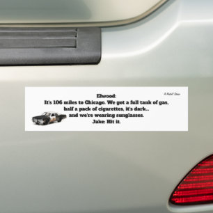 106 Miles To Chicago - A MisterP Sticker