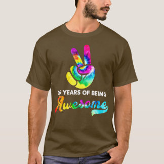 106 Years Of Being Awesome Tie Dye Birthday T-Shirt