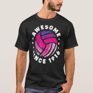 106th Birthday Awesome Since 1916 106 Years Old Vo T-Shirt