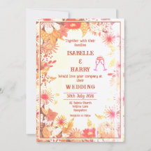 1070's Retro - Wedding invitation